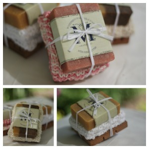 small gift set collage